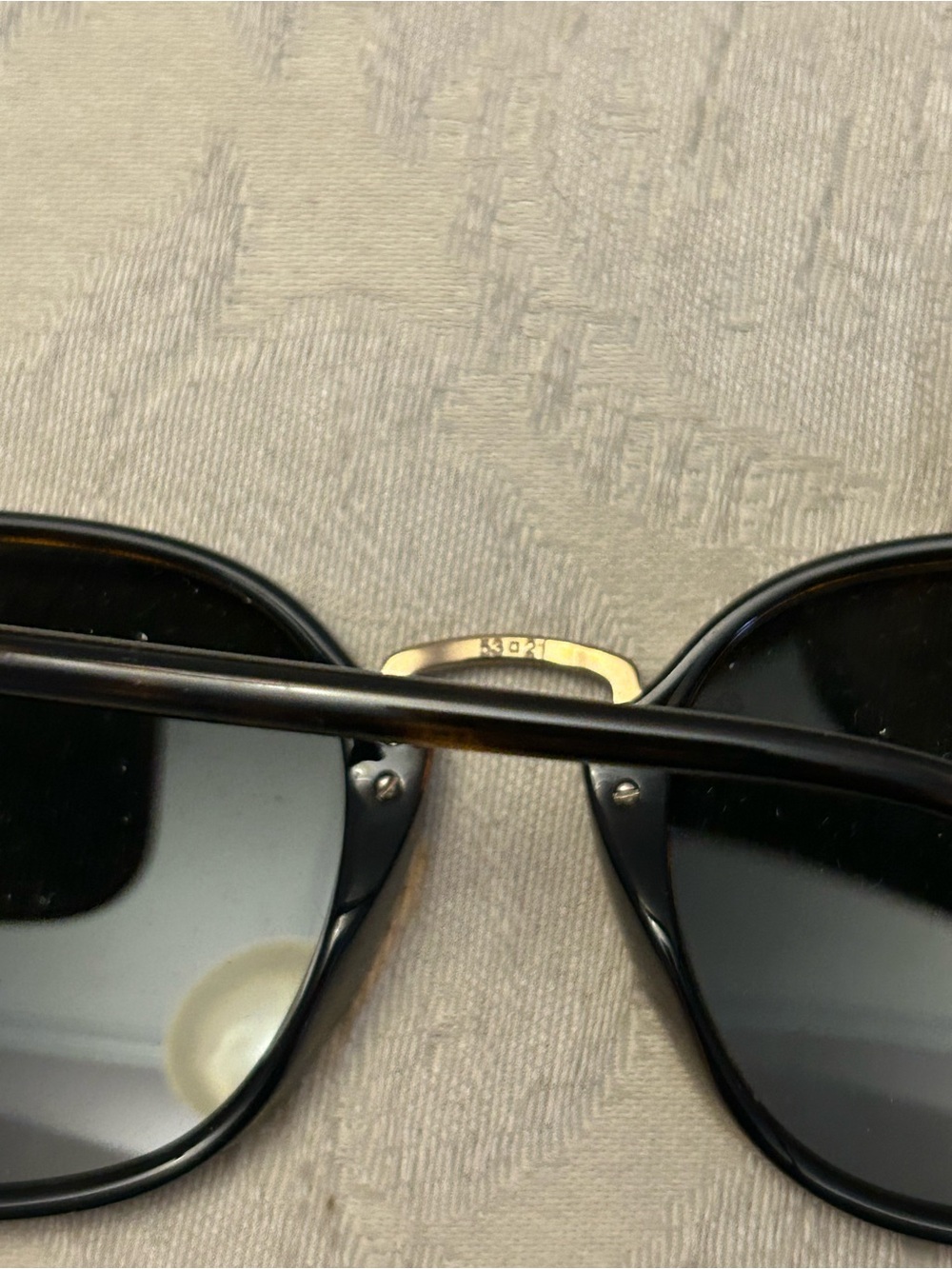 BURBERRY 4262 DARK HAVANA/GOLD PLAID UNISEX SUNGLASSES - Picture 9 of 9